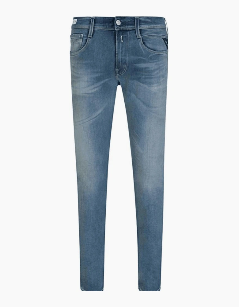 Anbass Hyperflex Stretch Light Wash Slim Fit Jeans