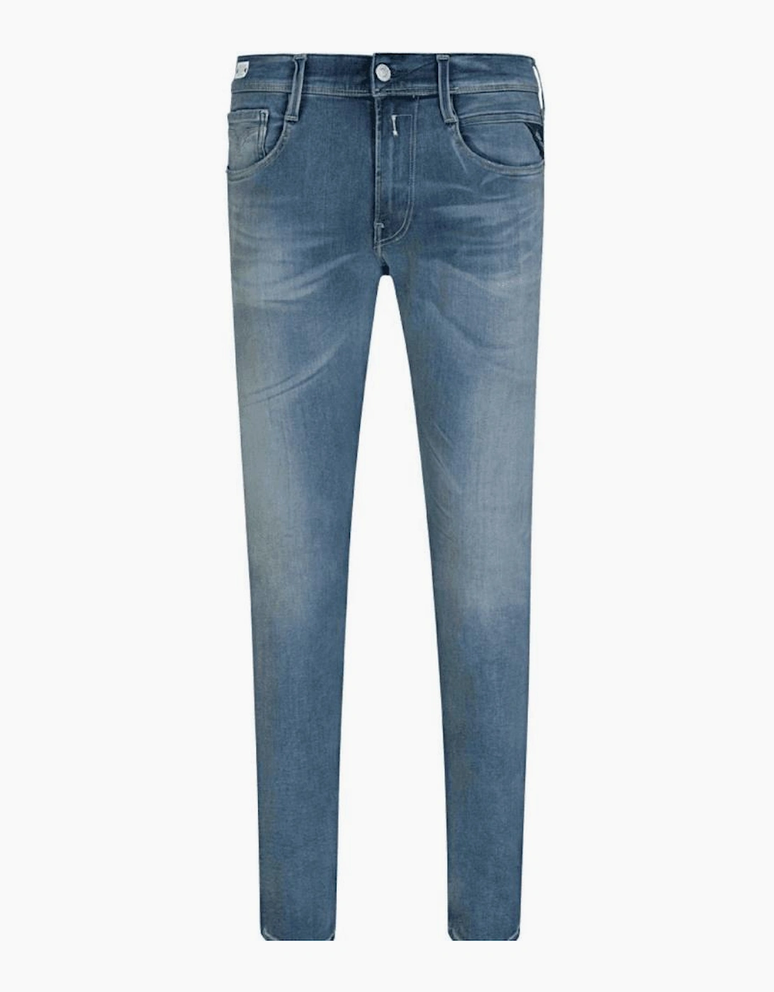Anbass Hyperflex Stretch Light Wash Slim Fit Jeans