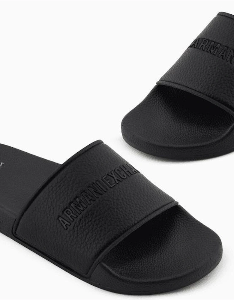 Logo Black Rubber Slider