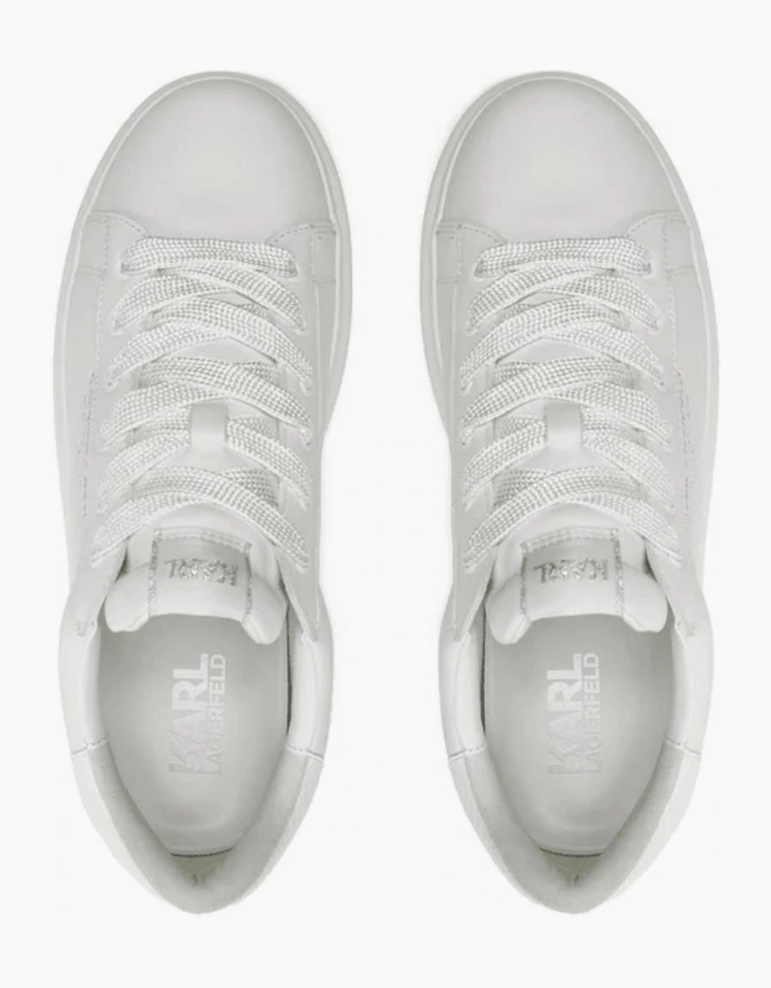 Python Tab Leather White Sneaker Trainer
