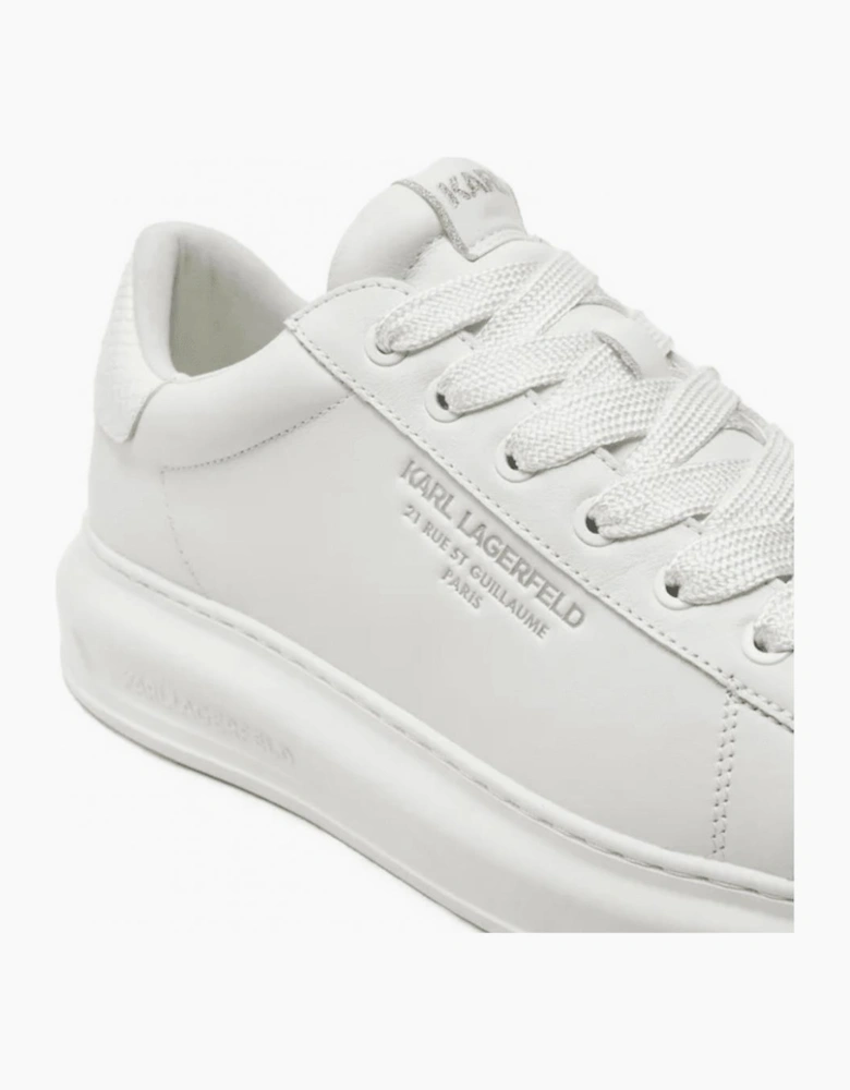 Python Tab Leather White Sneaker Trainer