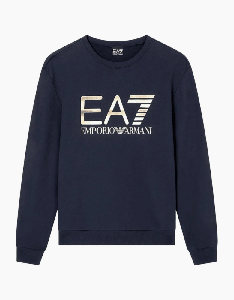 Regular Fit Navy/Gold Sweatshirt