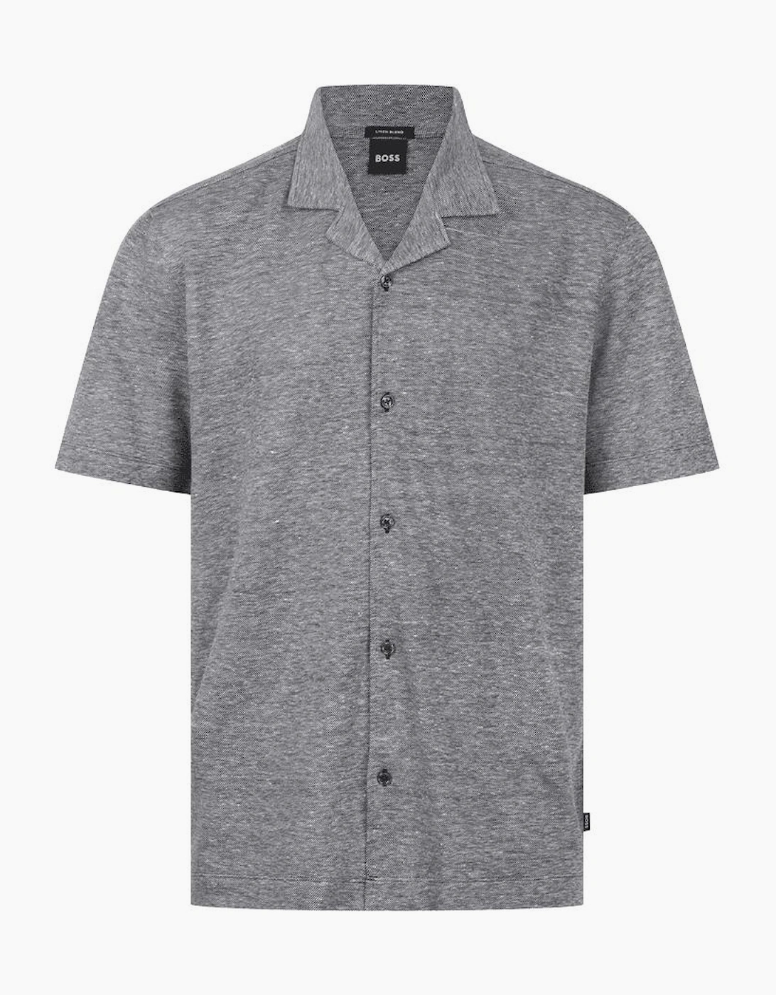 Powell_235 Cuban Collar Navy Towel Shirt