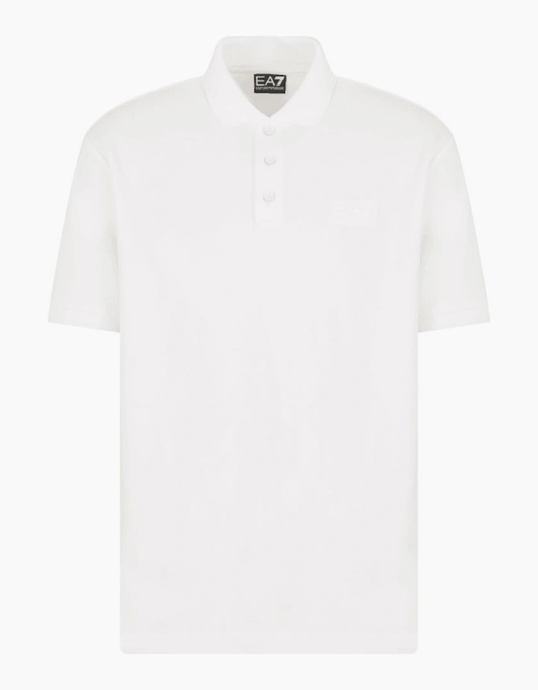 Lux Cotton Ink White Polo Shirt
