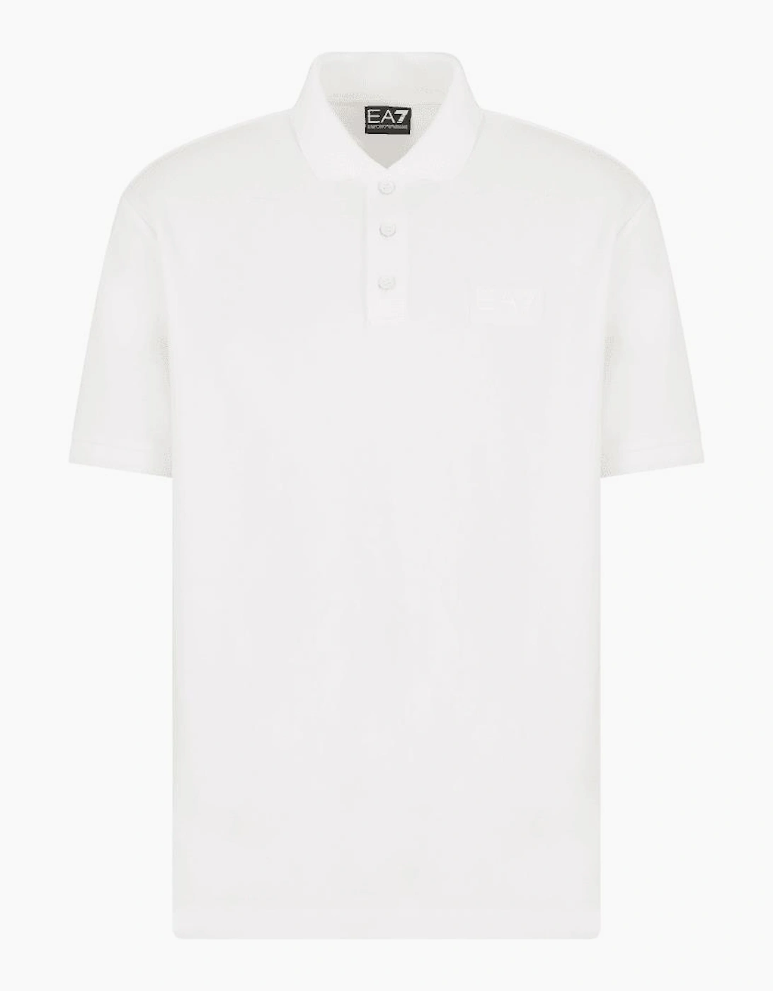 Lux Cotton Ink White Polo Shirt