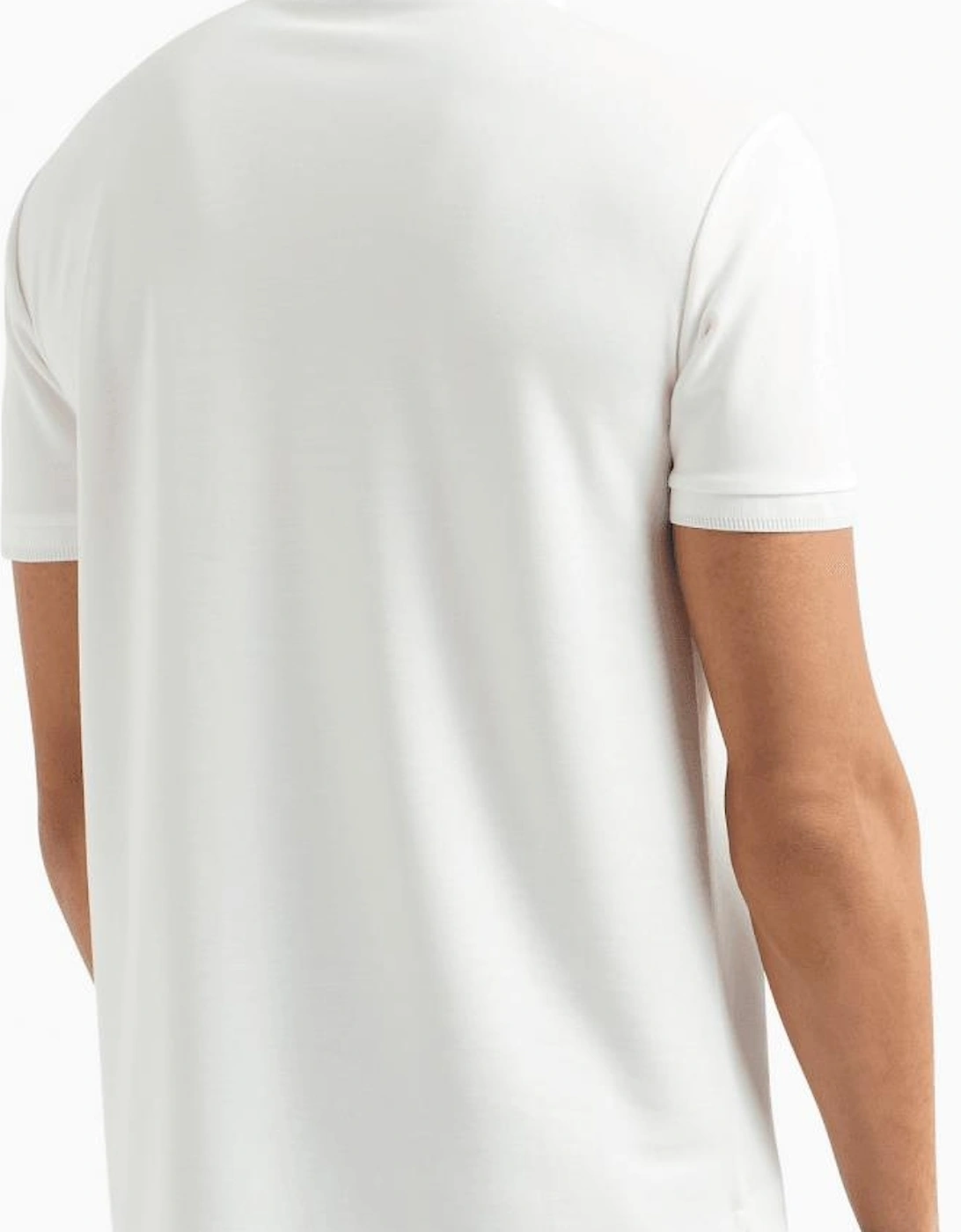 Lux Cotton Ink White Polo Shirt