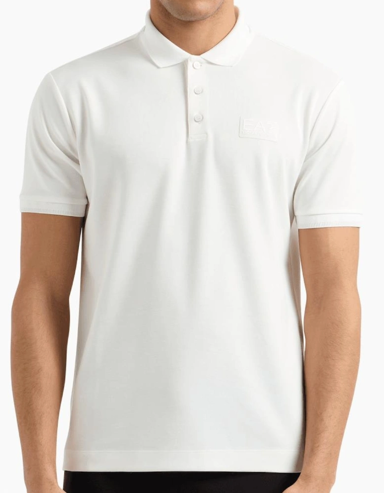 Lux Cotton Ink White Polo Shirt