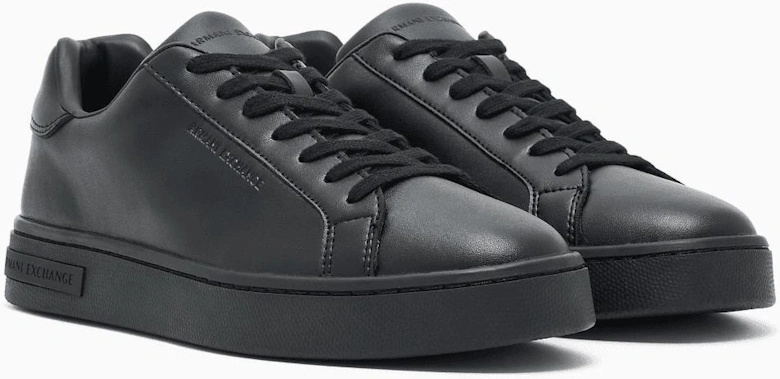 Leather Triple Black Sneaker Trainer