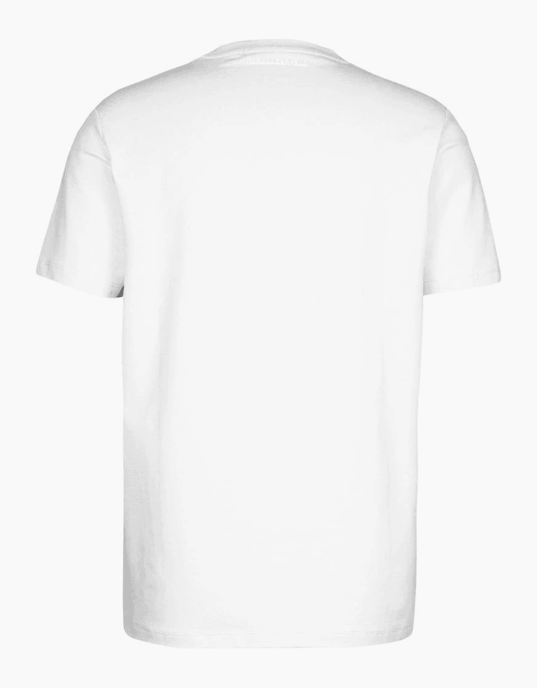 Cotton Embroidered Logo White T-Shirt
