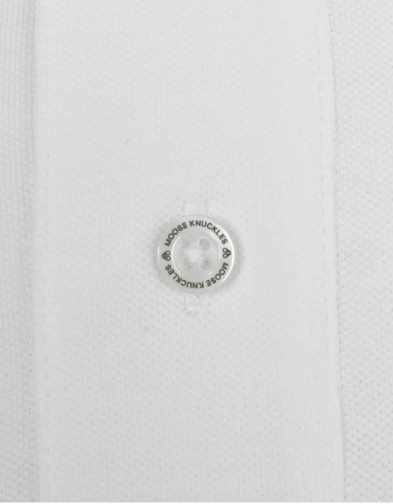 Everett Regular Fit White Polo Shirt