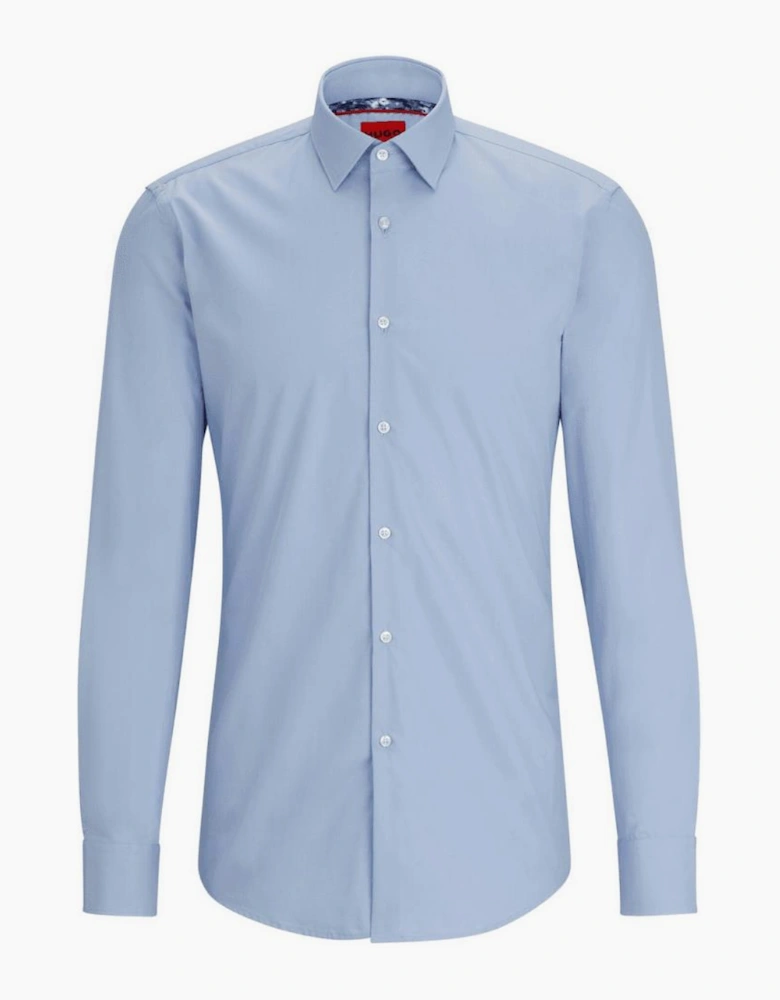 Koey Button Up Long Sleeve Light Blue Shirt