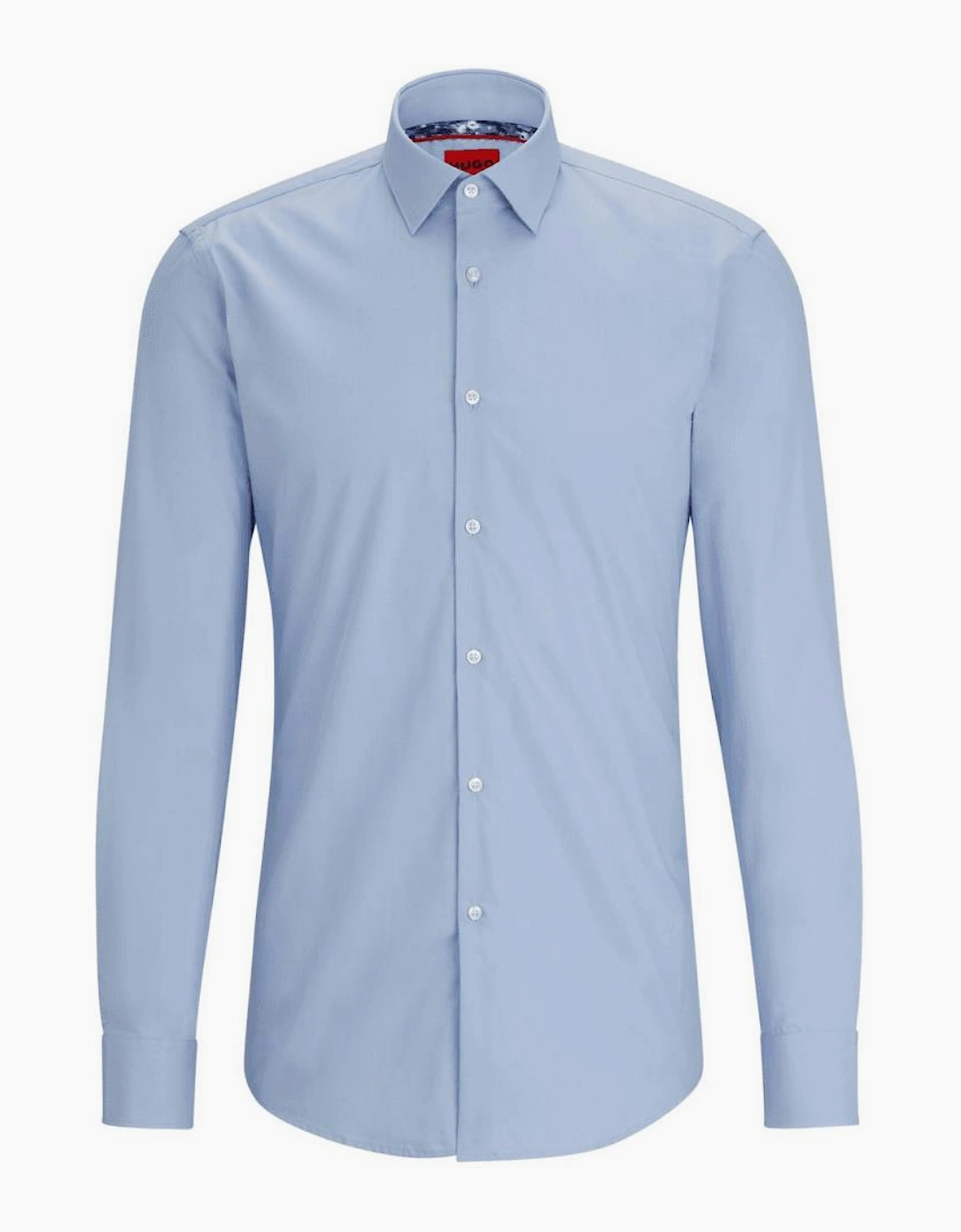 Koey Button Up Long Sleeve Light Blue Shirt