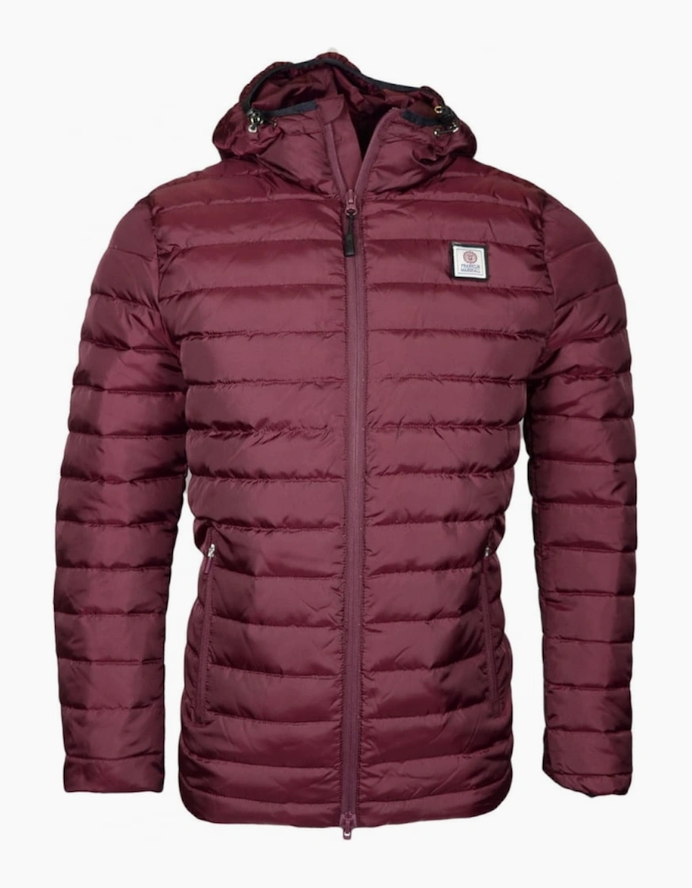 119AN Hooded Zip Vintage Port Nylon Jacket