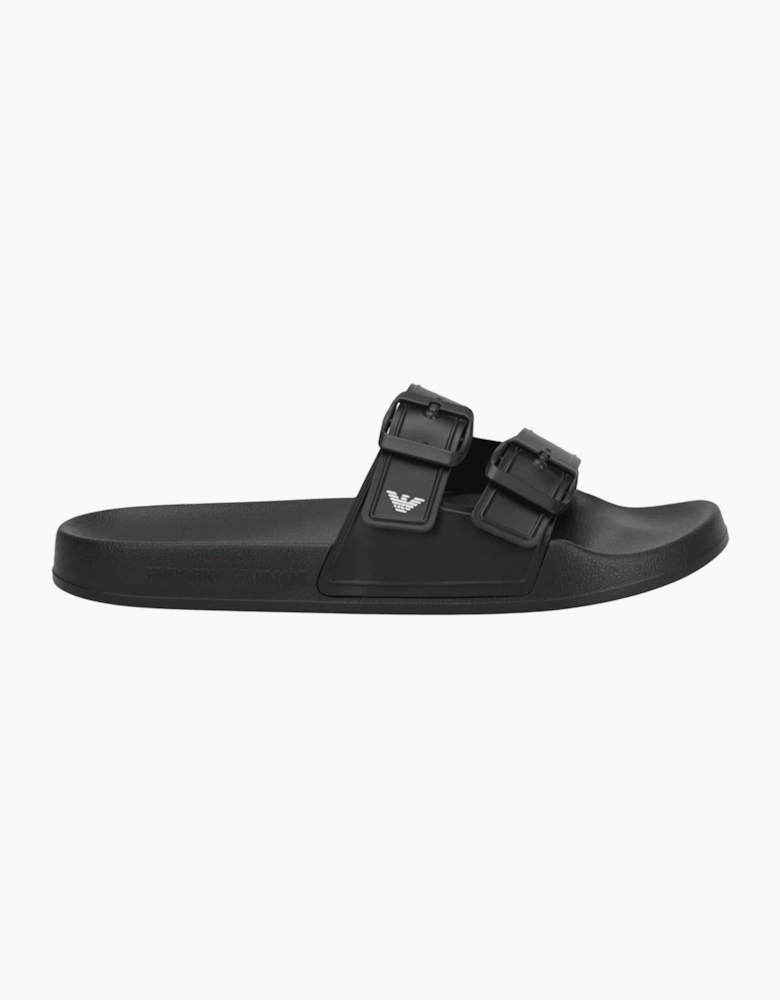 Buckle Effect Black Sliders