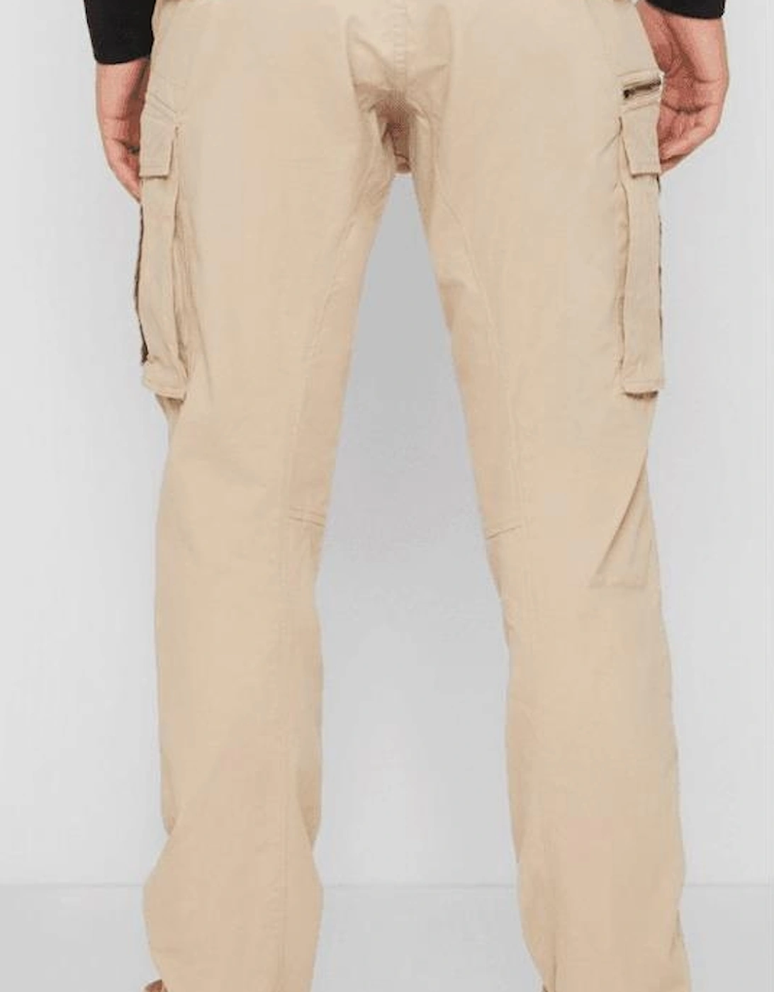 Joe Regular Straight Fit Beige Cargo Pant