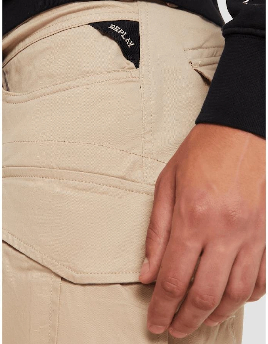 Joe Regular Straight Fit Beige Cargo Pant