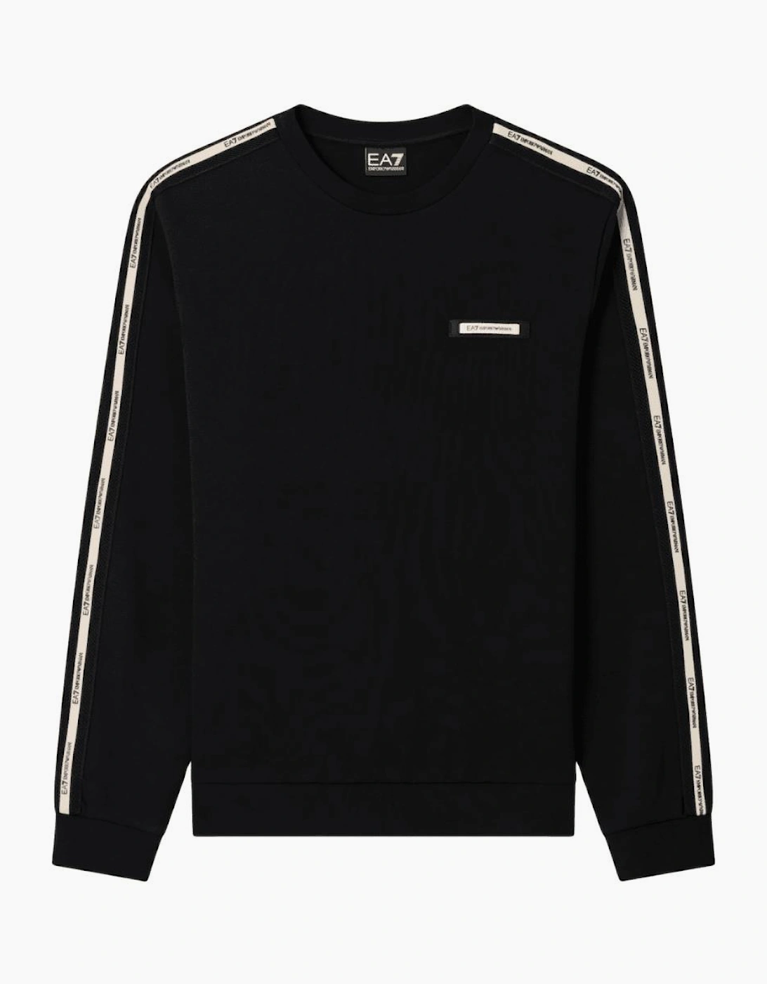 Tape Logo Black Sweatshirt
