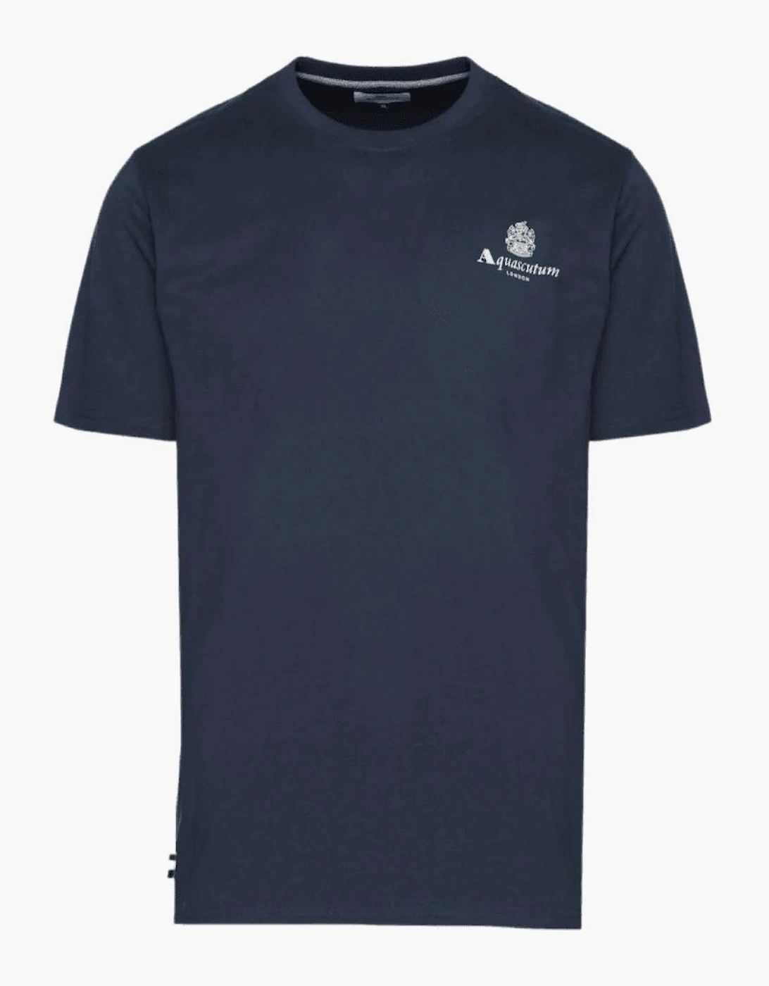 Cotton Logo Navy T-Shirt