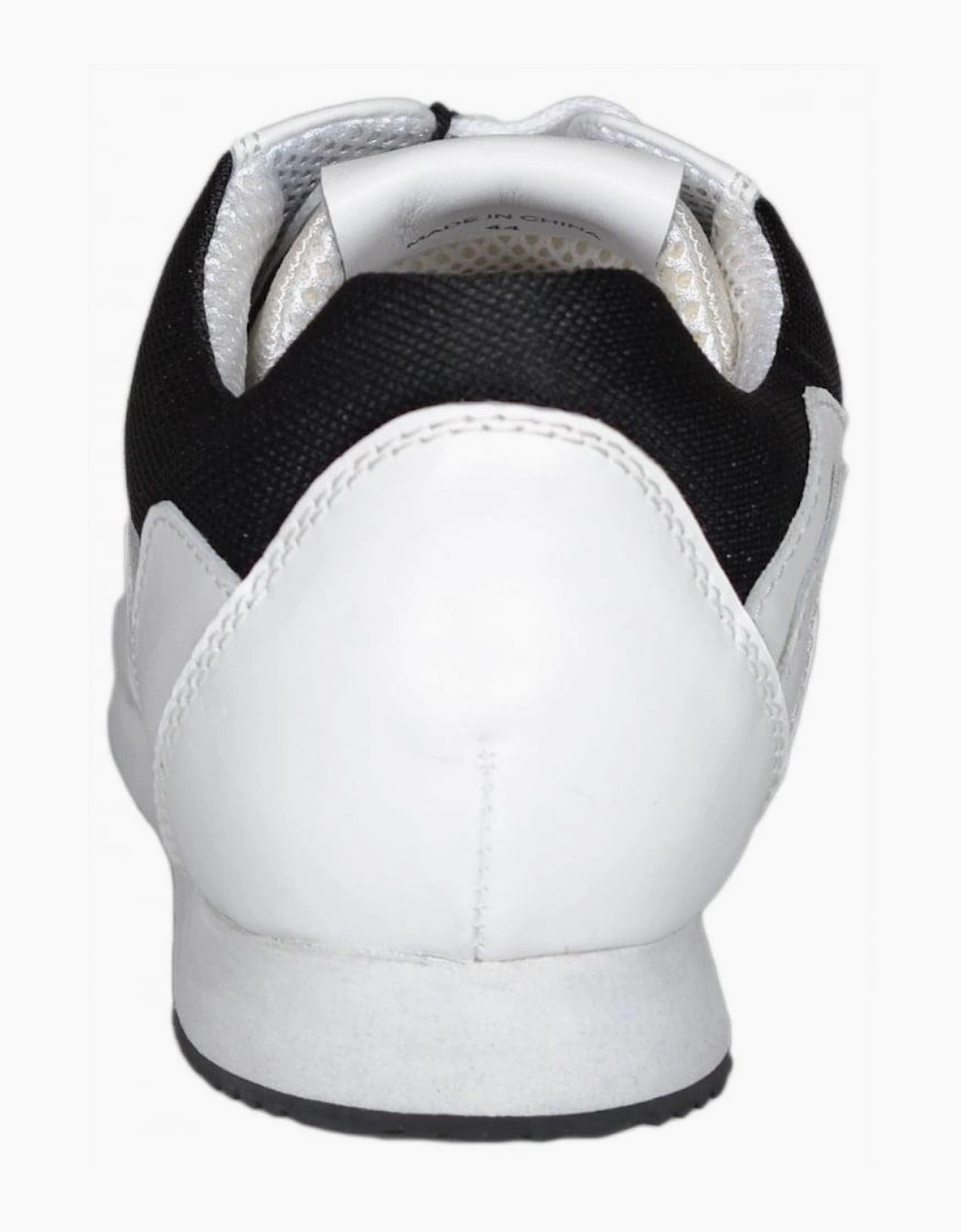 Versus Lion Head Leather Mesh White Trainers