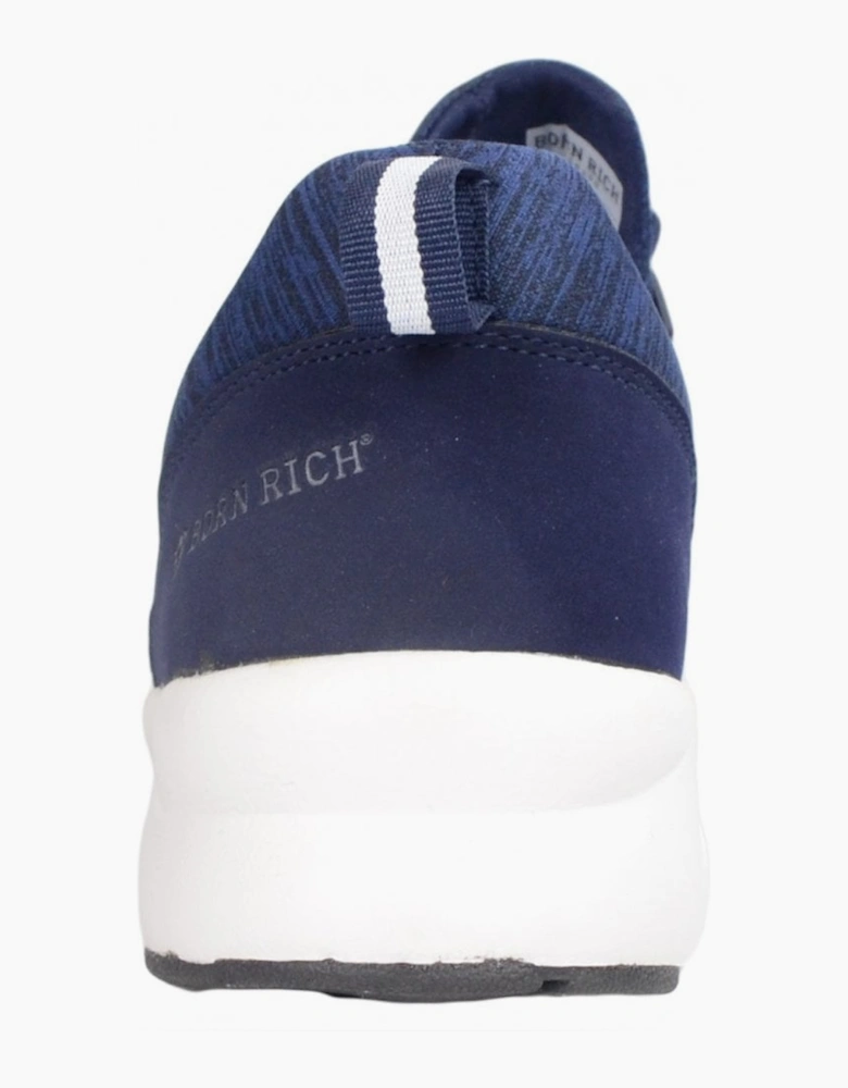 LOMBARD Mesh/Rubber Navy Trainer