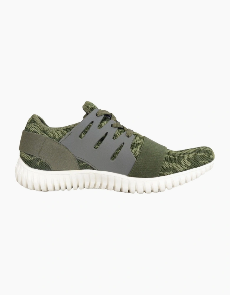 URBO Mesh Olive Green Trainer