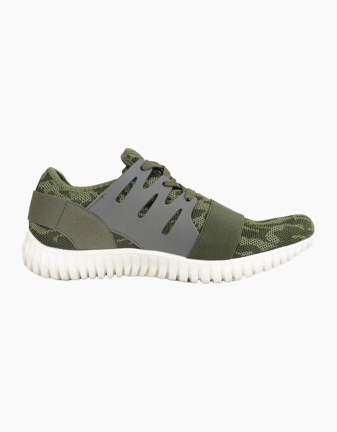 URBO Mesh Olive Green Trainer
