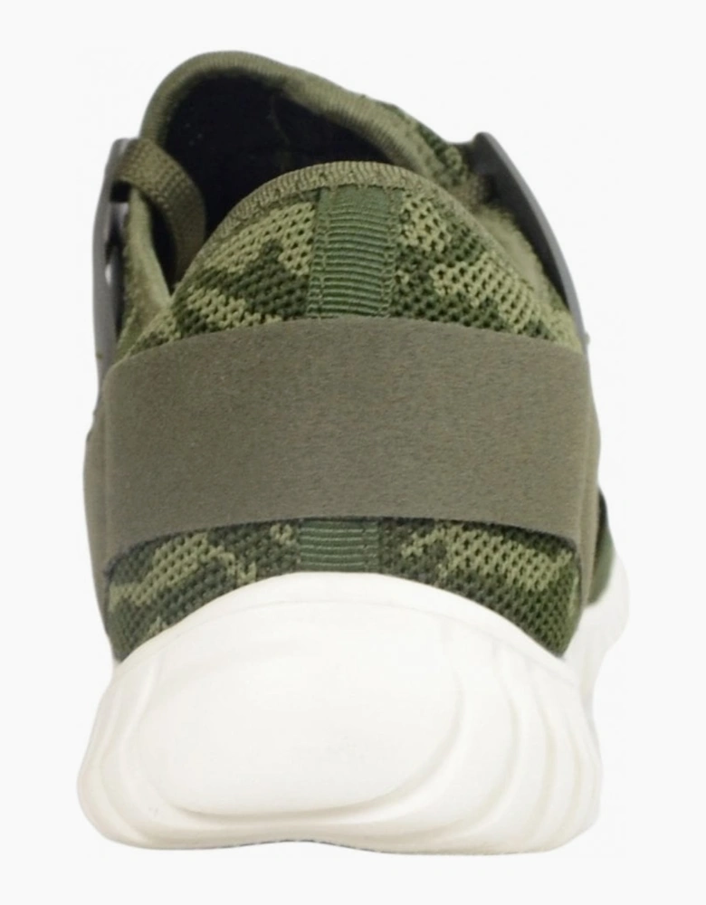 URBO Mesh Olive Green Trainer