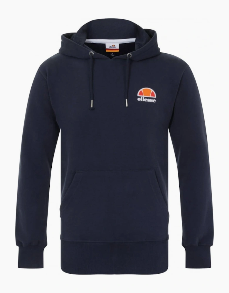 Toce Cotton Logo Navy Hoodie