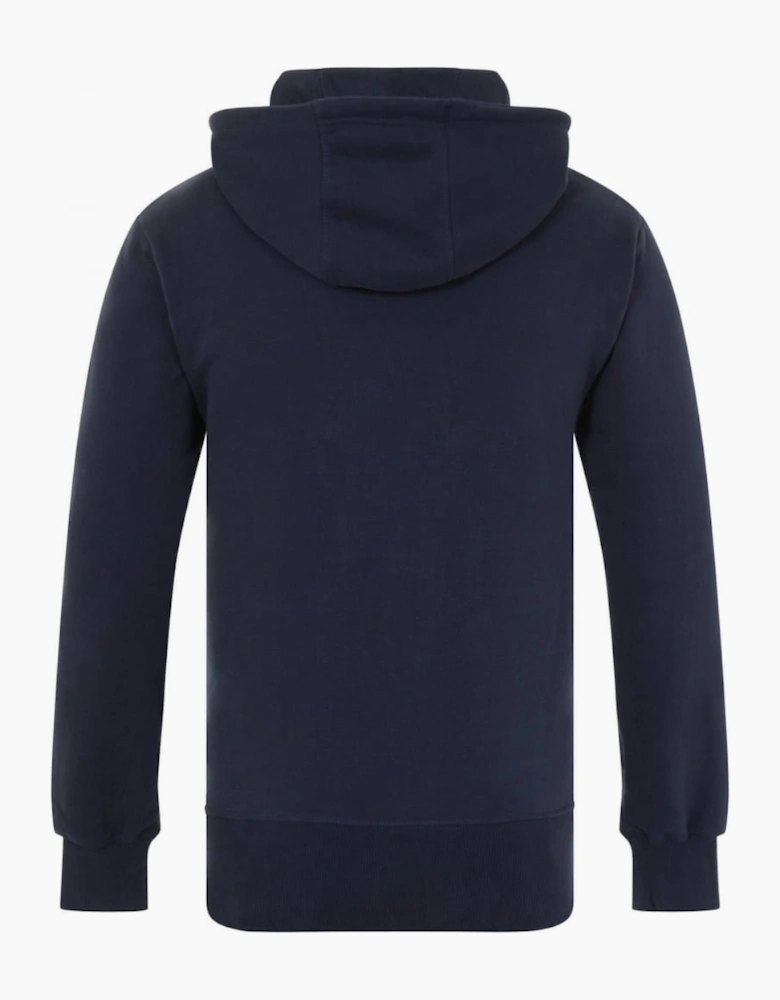 Toce Cotton Logo Navy Hoodie