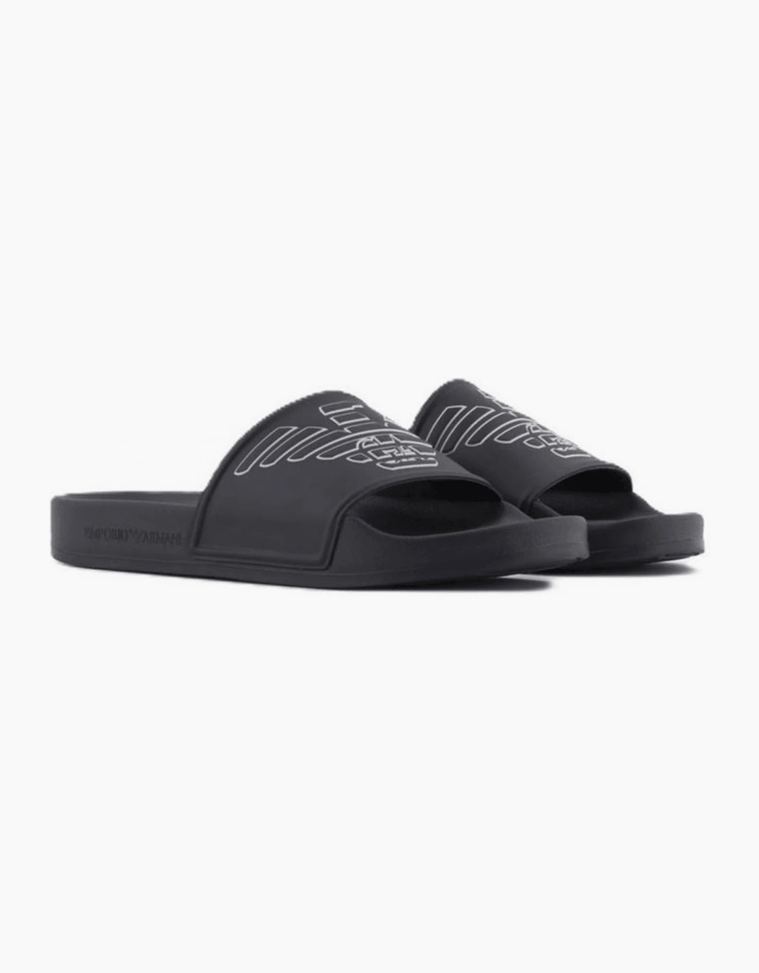 Eagle Logo Navy Rubber Slider
