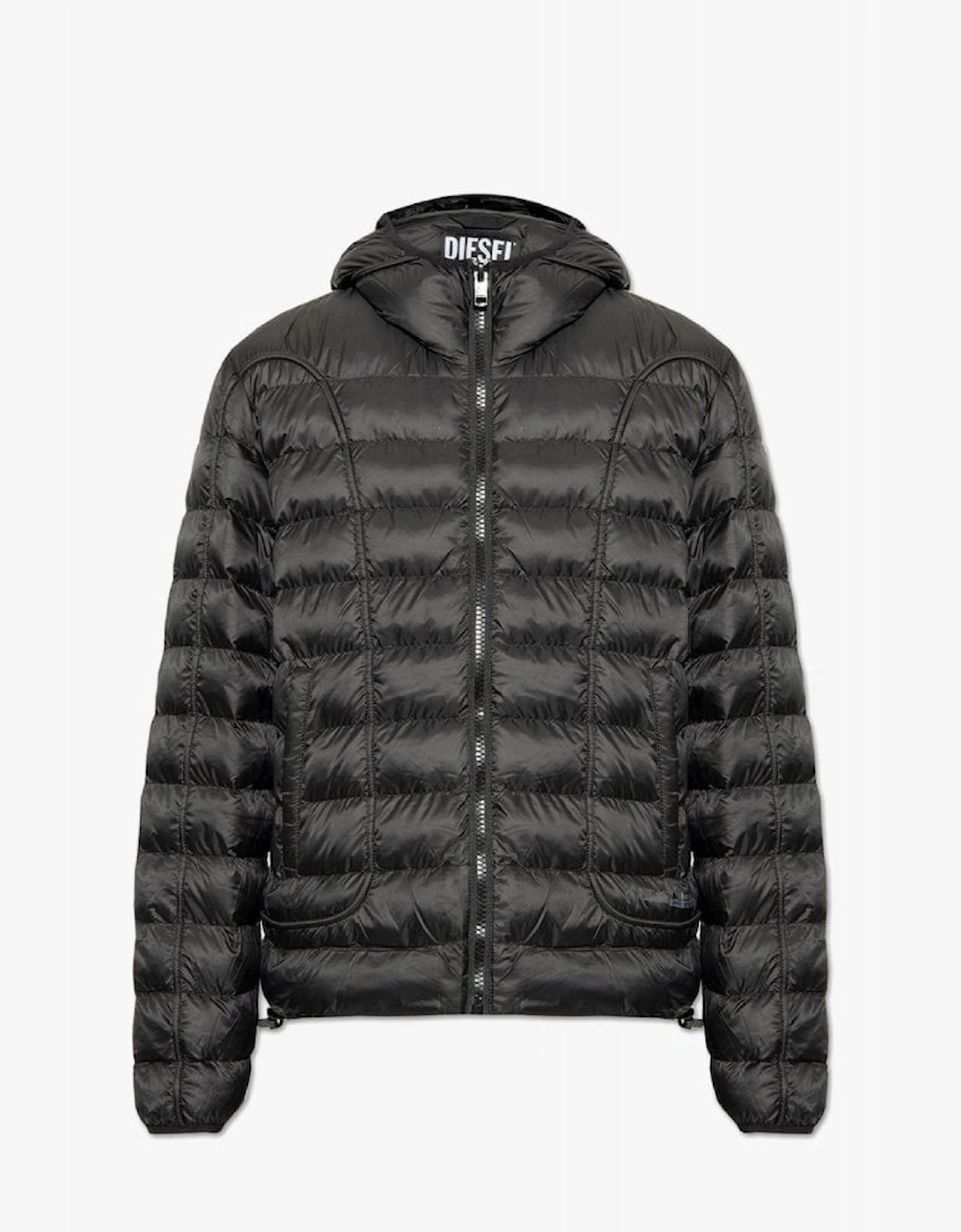 W-Scott Hooded Down Black Puffer Jacket