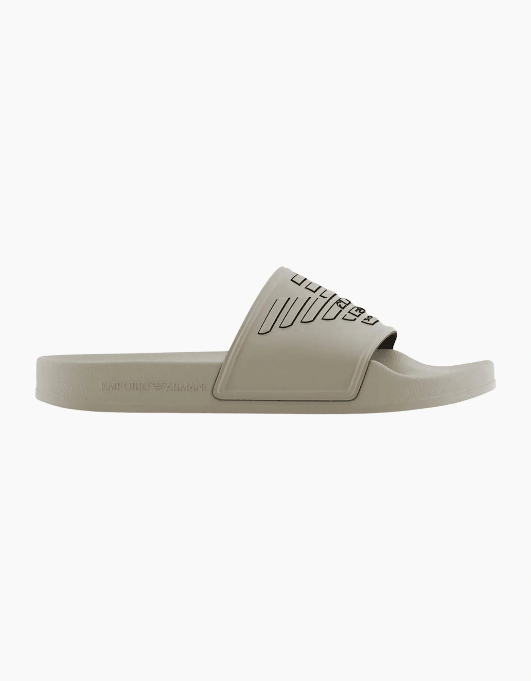 Eagle Logo Beige Rubber Slider