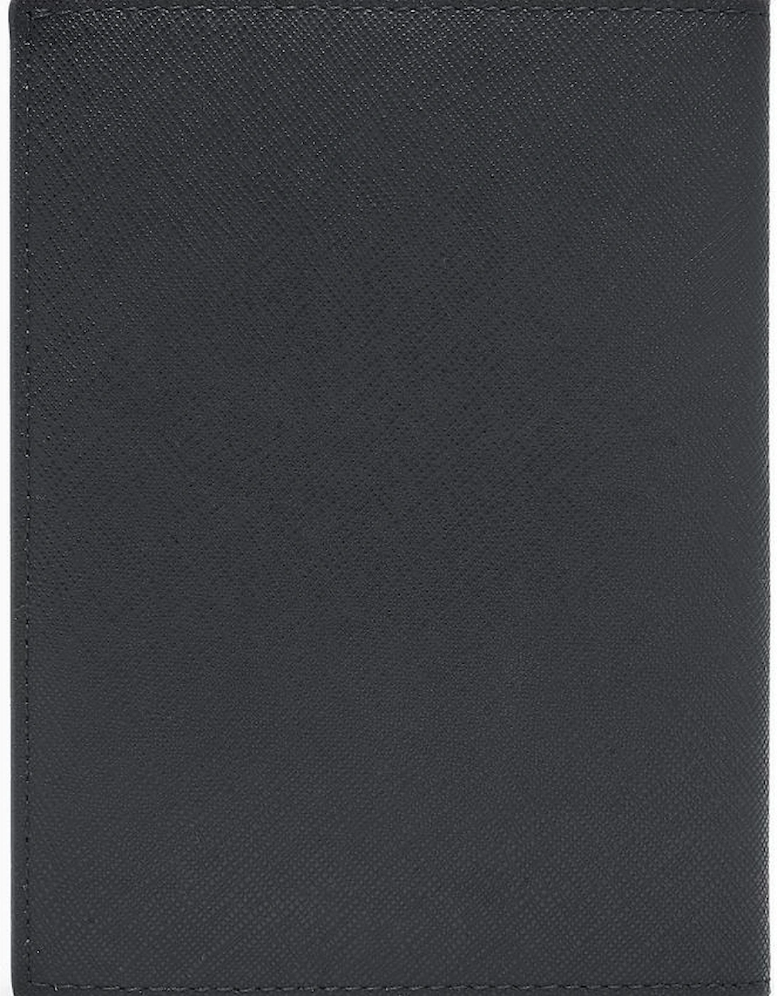 ASV Eagle Logo Black Leather Passport Holder