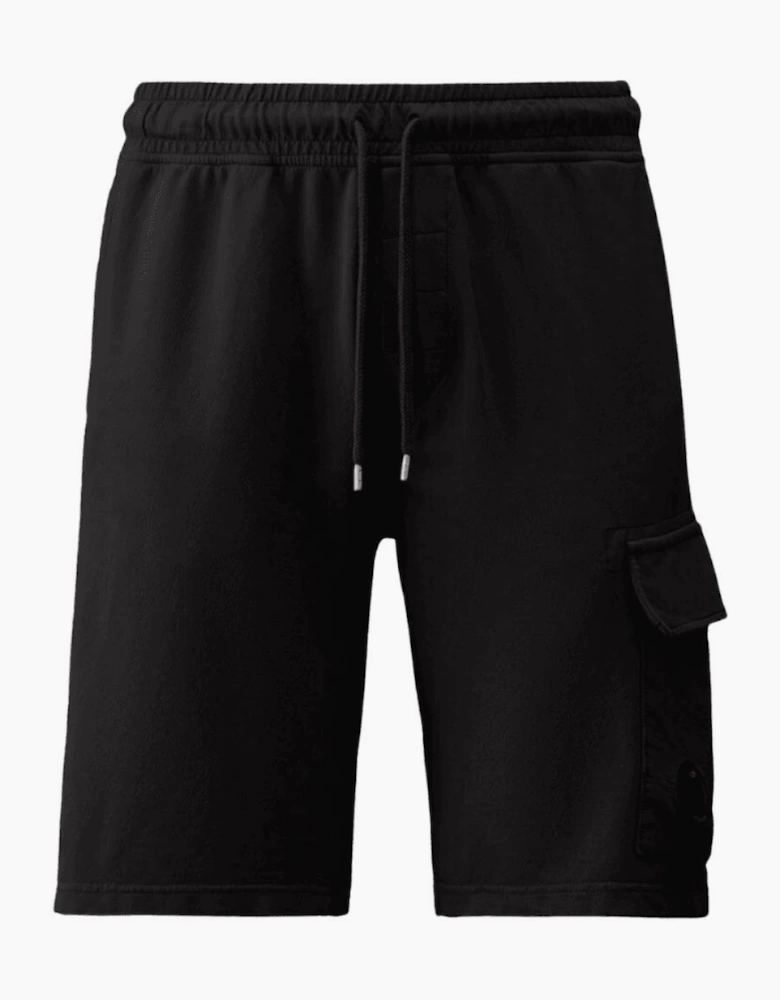 Light Fleece Lens Pocket Navy Cargo Shorts