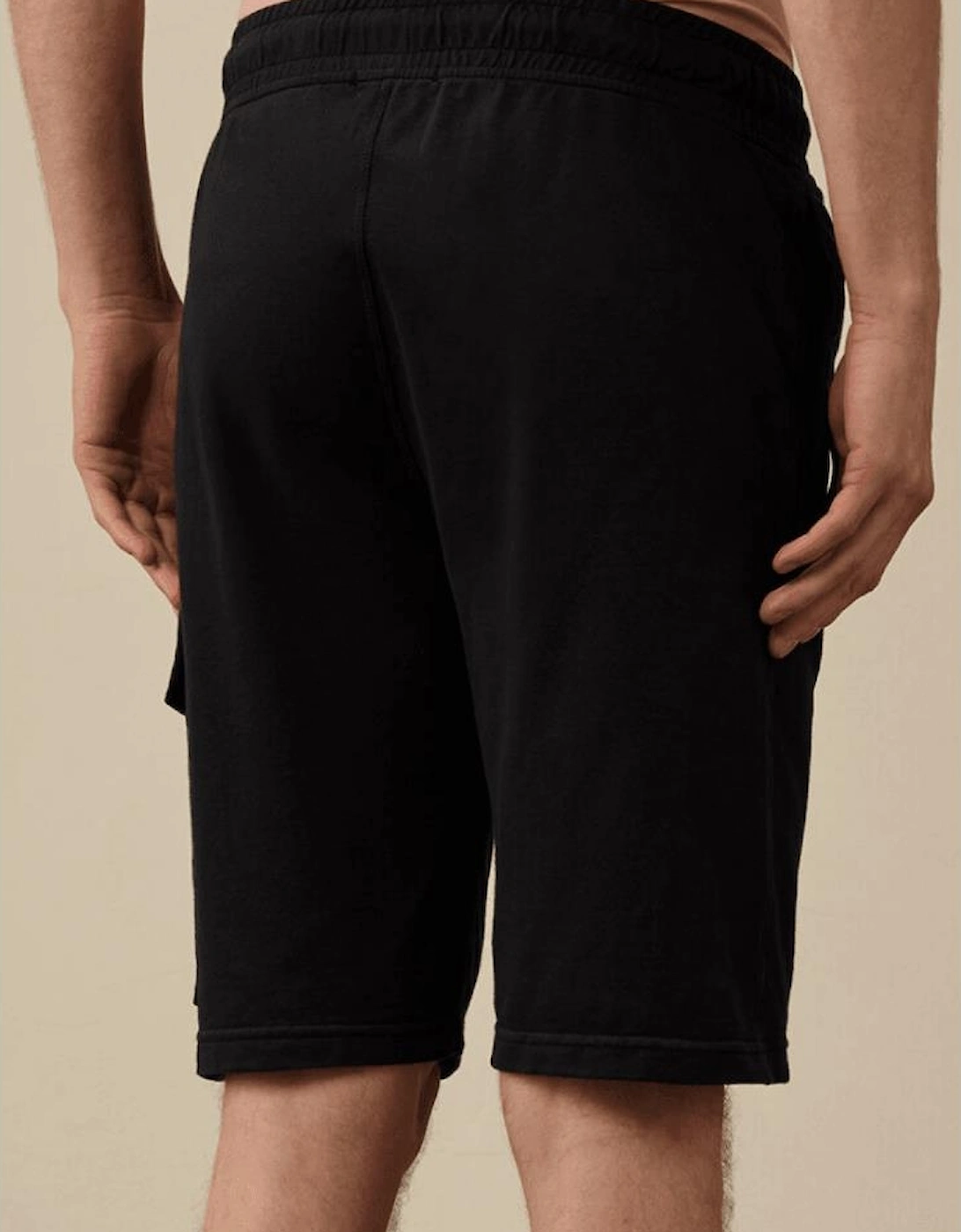 Light Fleece Lens Pocket Navy Cargo Shorts