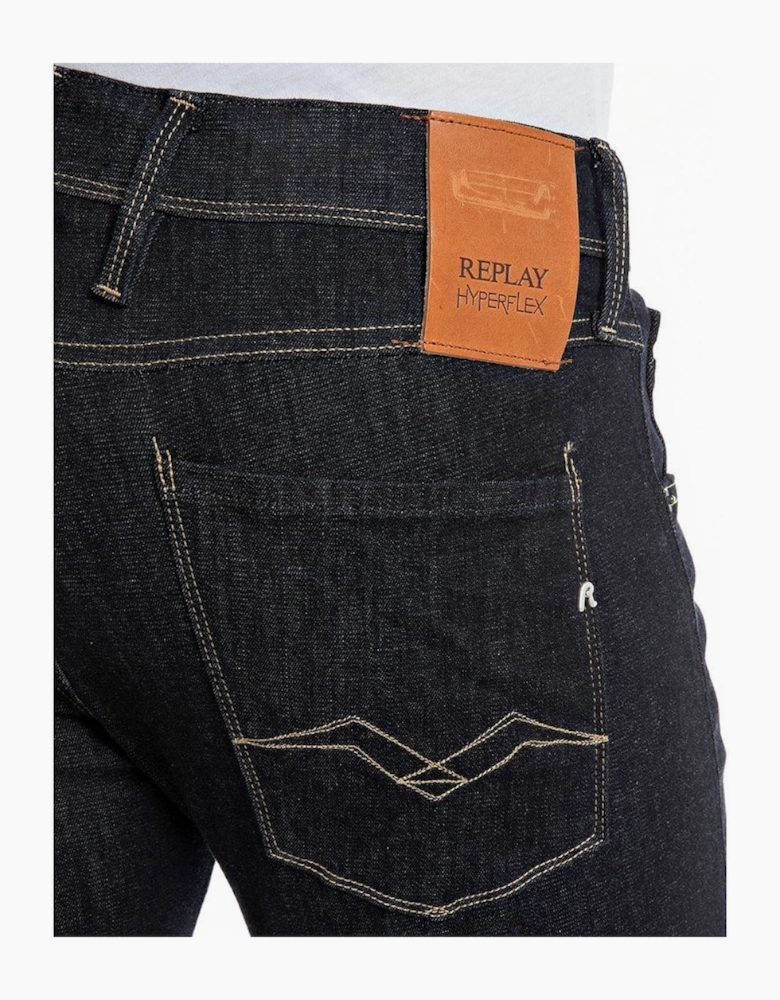 Anbass Stretch Dark Blue Slim Fit Jeans