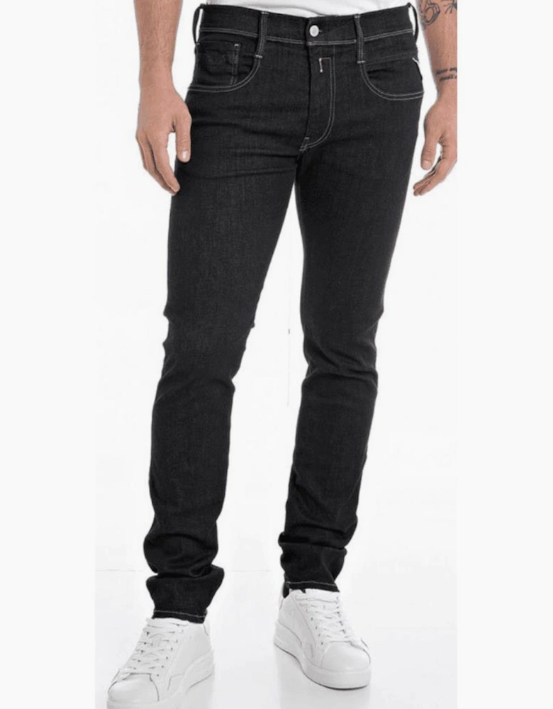 Anbass Stretch Dark Blue Slim Fit Jeans