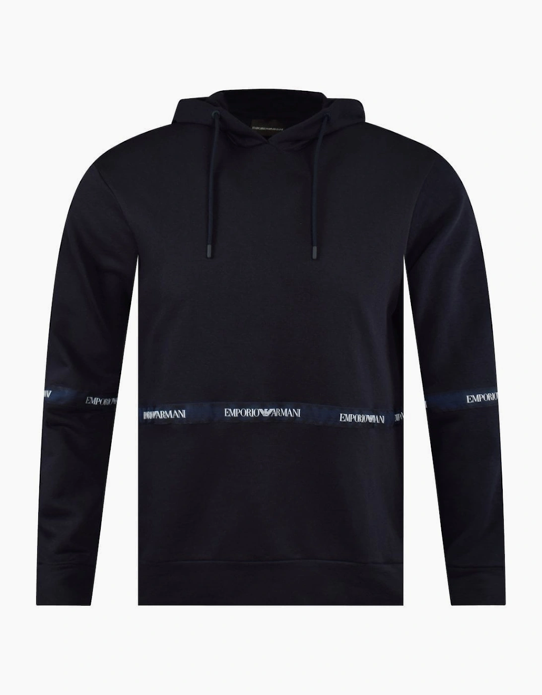 Cotton Pullover Hooded Navy Tracksuit