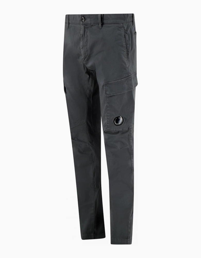 Stretch Sateen Lens Slate Grey Cargo Pant