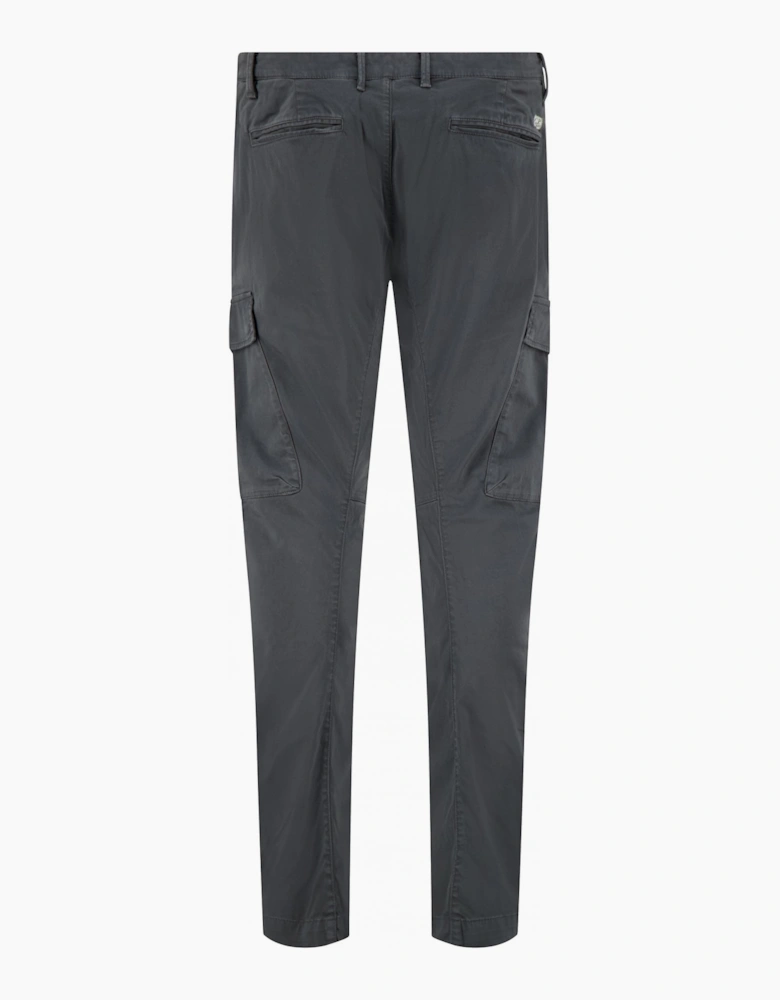 Stretch Sateen Lens Slate Grey Cargo Pant