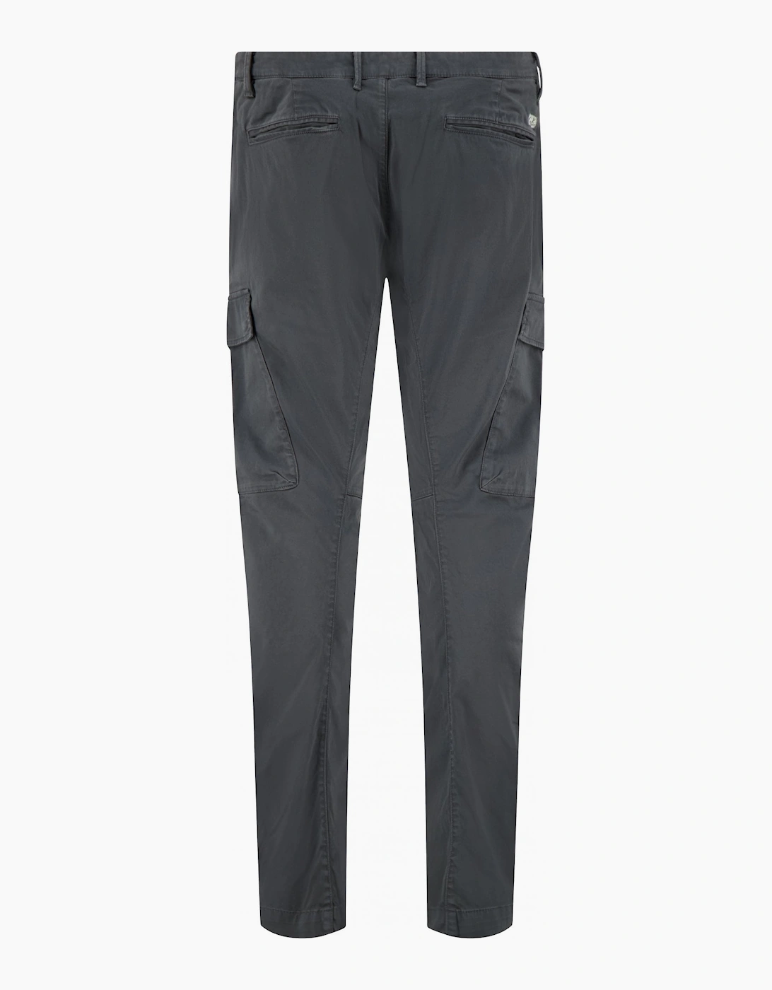 Stretch Sateen Lens Slate Grey Cargo Pant
