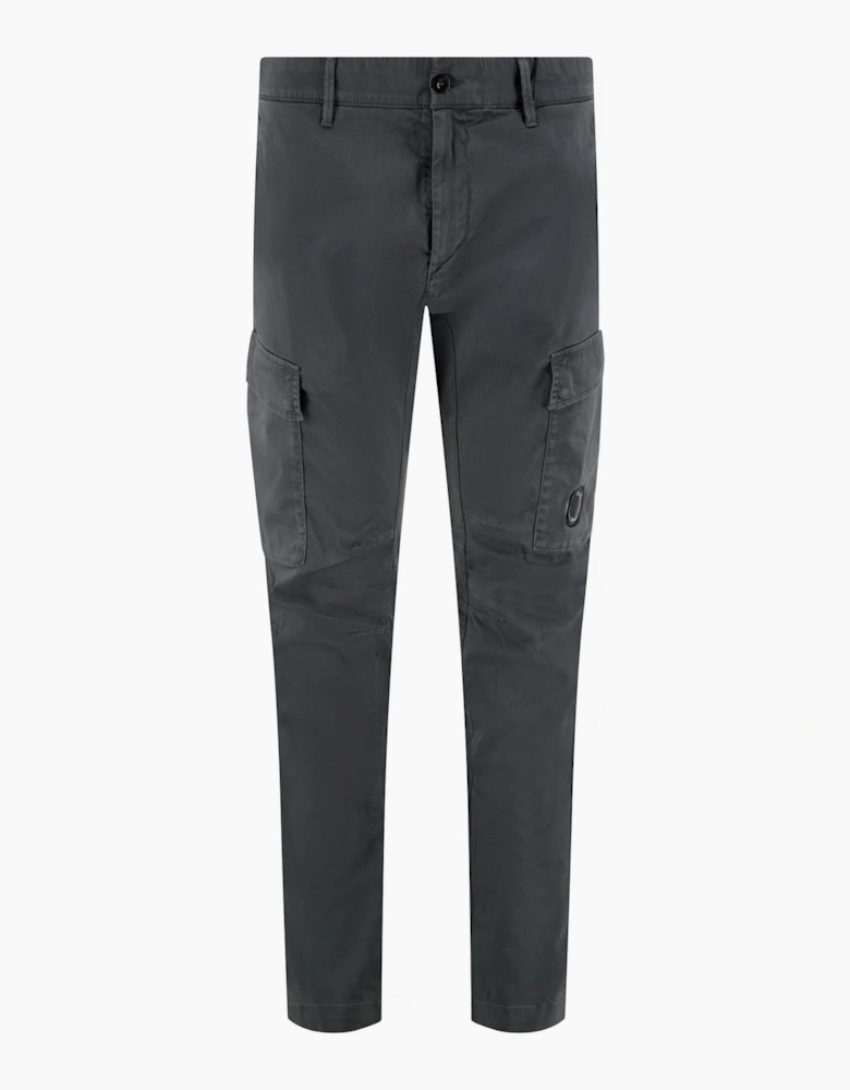 Stretch Sateen Lens Slate Grey Cargo Pant