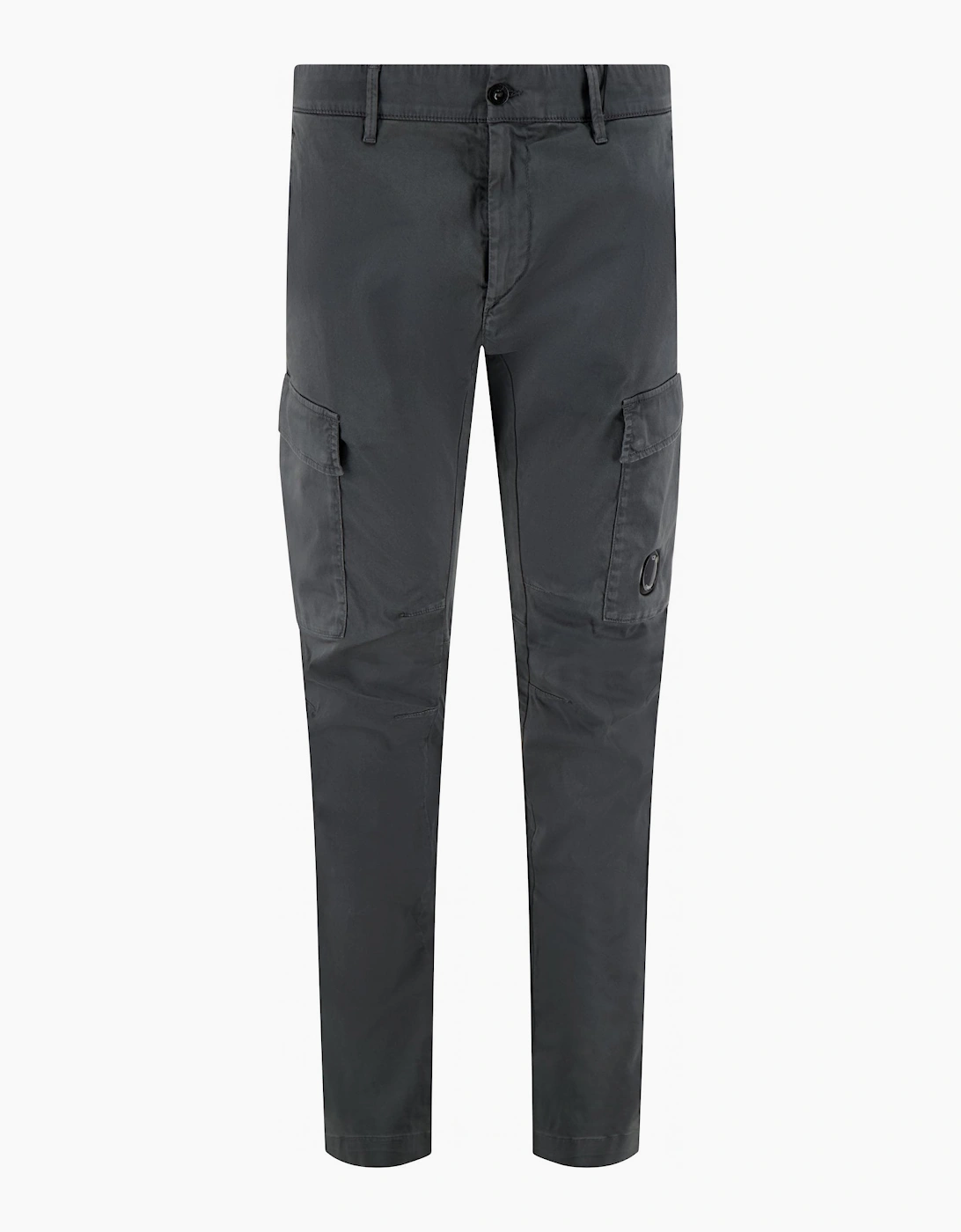 Stretch Sateen Lens Slate Grey Cargo Pant