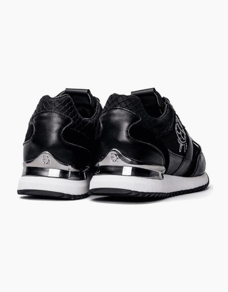 Plexikonic Doll Logo Mesh Black Sneaker Trainer