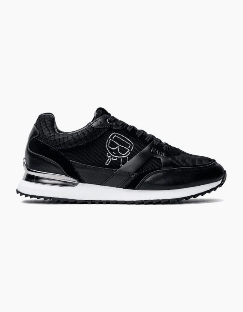 Plexikonic Doll Logo Mesh Black Sneaker Trainer