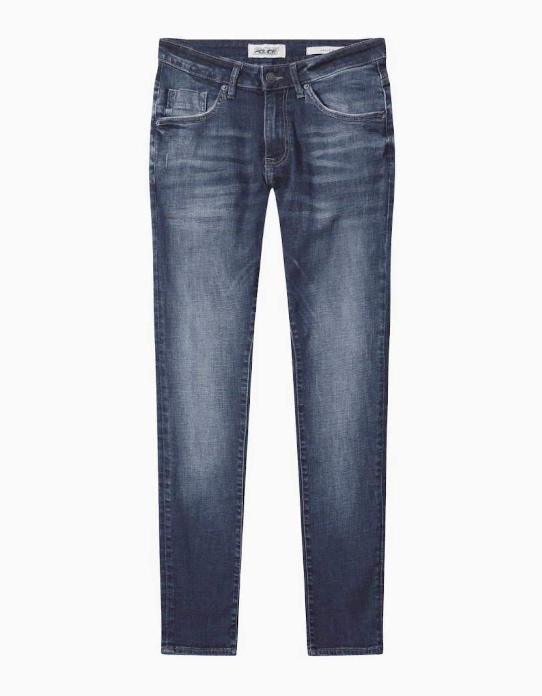 TODD 1020 Slim Fit Dark Blue Jeans