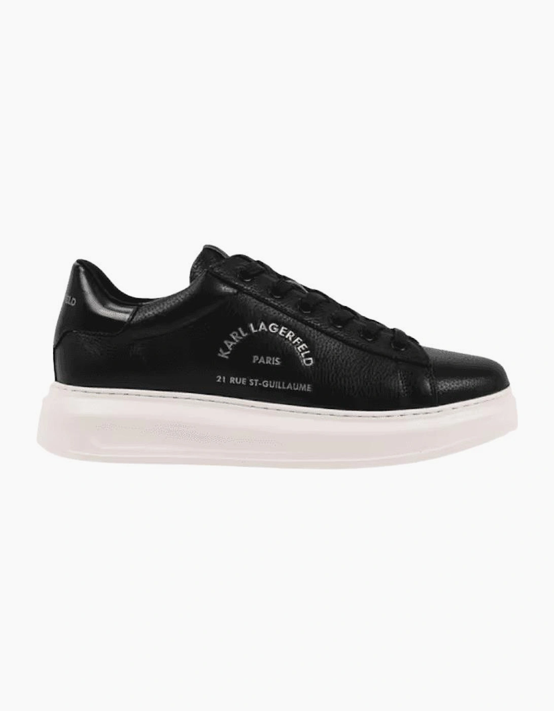 Maison Tumble Leather Black/White Sneaker Trainer