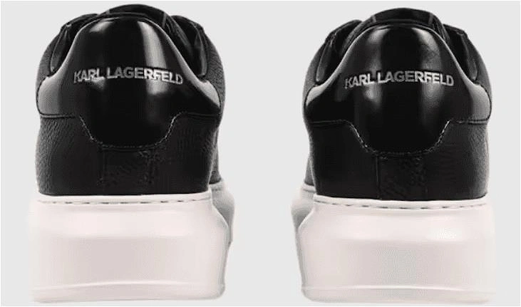 Maison Tumble Leather Black/White Sneaker Trainer