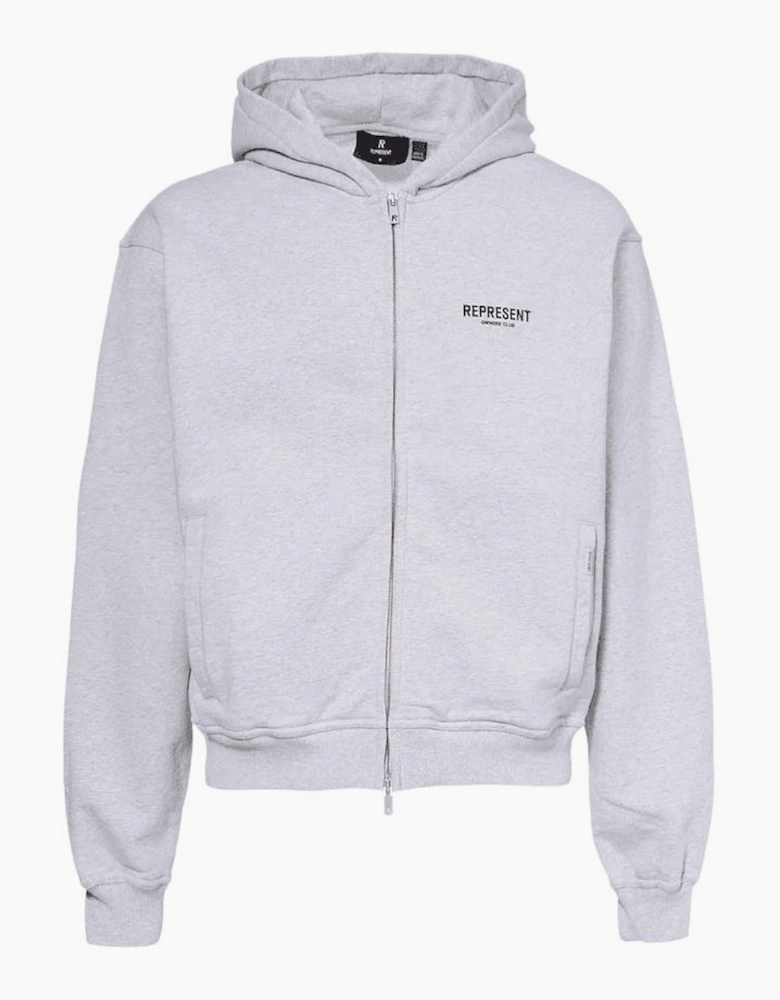 Owners Club Ash Grey Zip Hoodie