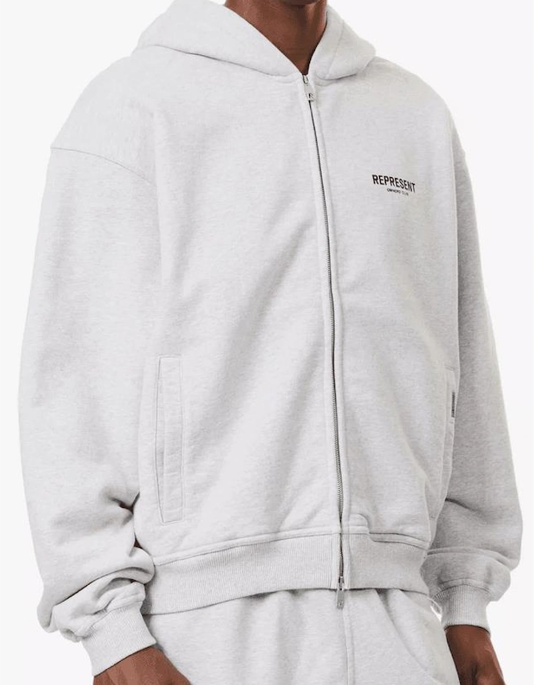 Owners Club Ash Grey Zip Hoodie